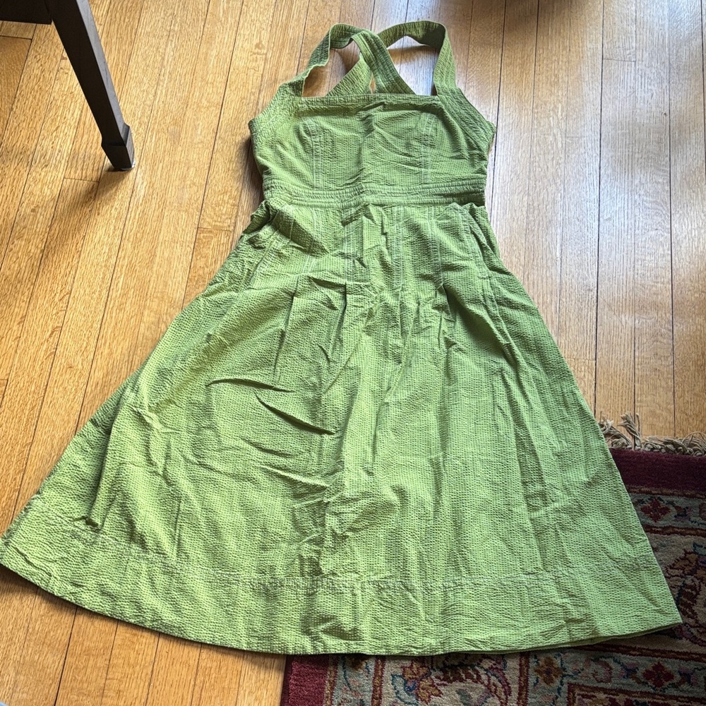 Maeve Strapless Dress in Fresh Green